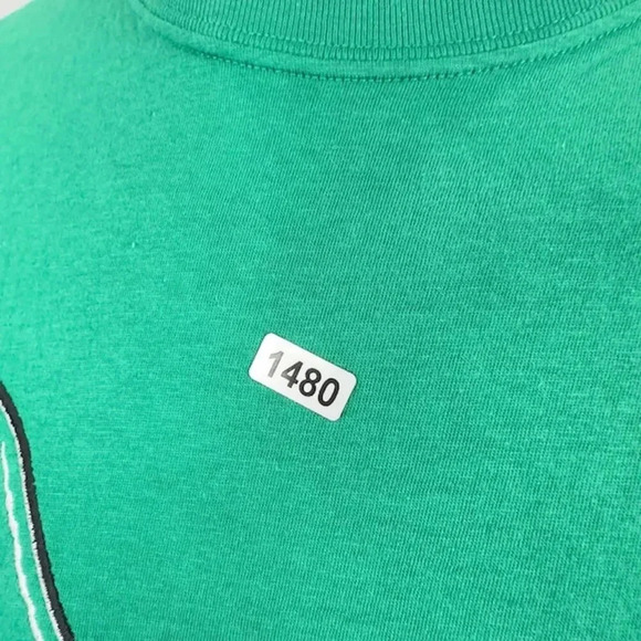 Mitchell & Ness NFL Color Blocked S/S Tee Philadelphia Eagles Green Gray Size S - Picture 3 of 6